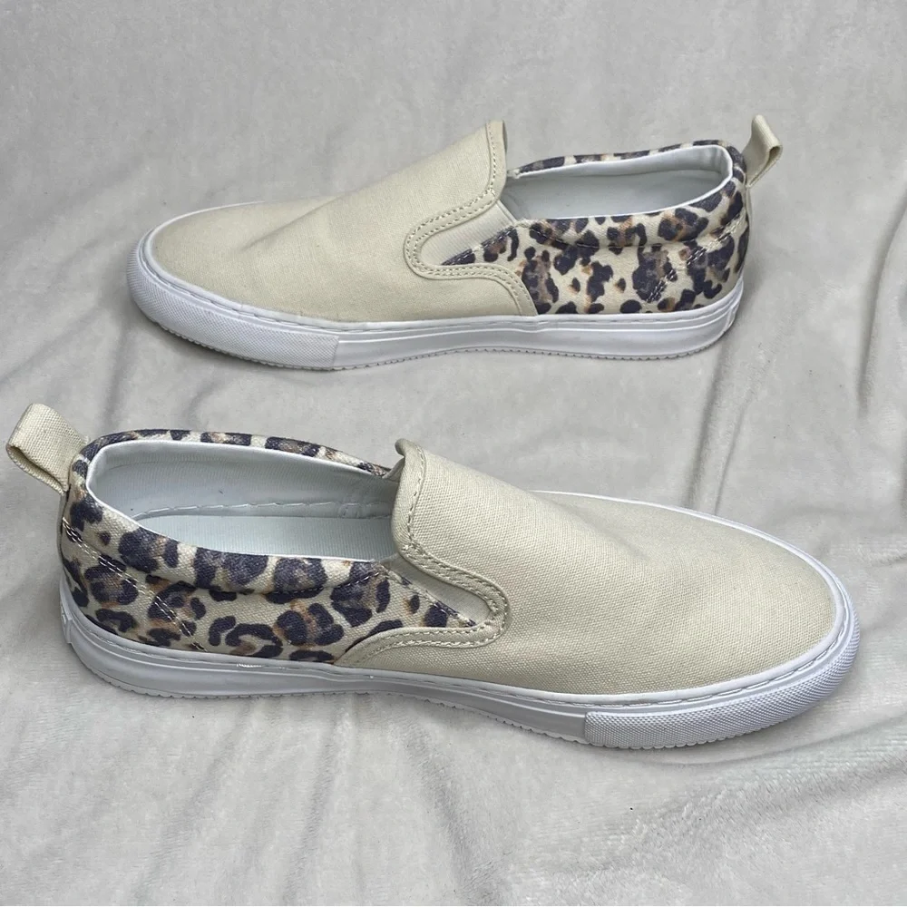 Marc Fisher Leopard Canvas Loafer